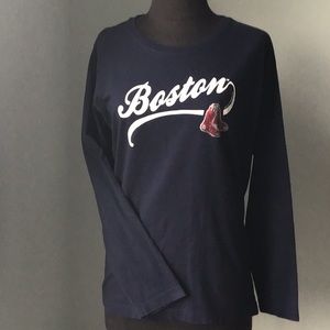 Boston Red Sox Long Sleeve Bling T-Shirt
